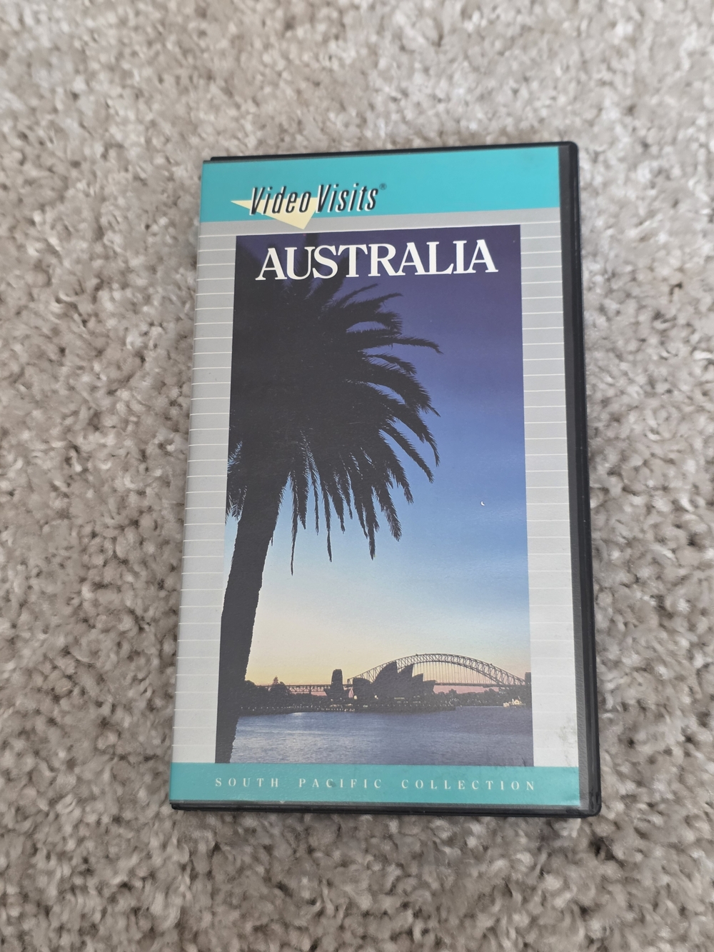 Australia VHS Tape - Teal/Black
